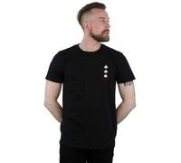 Shein Camiseta con estampado del personaje Marie de Los Aristogatos para hombres (Negro)