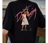Shein Camiseta con gráfico "Dirty Dancing", mujer, 220 g. Nueva camiseta de verano de algodón con cuello redondo y estampado en la espalda (1 pieza).