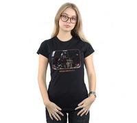 Shein Camiseta de algodón de las mujeres/señoras "The Mandalorian Precious Cargo" (Negro)