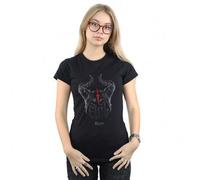 Shein Camiseta de algodón de mujer/dama Maleficent Mistress of Evil Evil Horns (Negro)