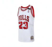 Shein Camiseta de baloncesto vintage para hombres - Edición auténtica del jugador - Temporada 1991-92 Chicago Bulls - Michael Jordan #23 Chaleco deportivo s