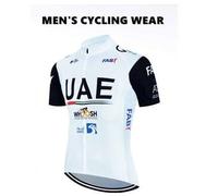 Shein Camiseta de ciclismo de verano 2025 para hombres, de secado rápido y transpirable, de una sola pieza, ropa para bicicleta de montaña, con protección U