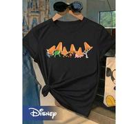 Shein Camiseta de Disney Toy Story con personajes clásicos como Jessie y Buzz Lightyear, adornada con un diseño de caja de palomitas. Su estilo vibrante y d