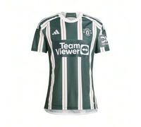Shein Camiseta de fútbol adidas Manchester United Club con solapa estampada y manga corta HR3675