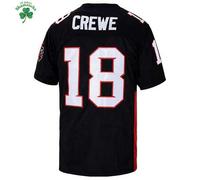 Shein Camiseta de fútbol americano de la película "The Longest Yard" con el número 18 de Paul Crewe de la Mean Machine, con tela elástica y bordado delicado