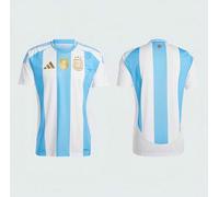 Shein Camiseta de fútbol de manga corta para hombre, versión de aficionado de la selección de Argentina