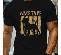 Shein Camiseta de hombre con diseño de rosas Tattoo Therapy, cuello redondo, 220 g/m², para verano, de puro algodón, manga corta (1 unidad)