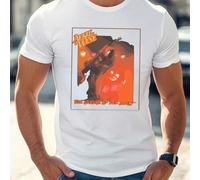 Shein Camiseta de hombre con diseño "The Nature of the Beast" de April Wine, cuello redondo, 220 g/m², para verano, de puro algodón, manga corta (1 unidad).