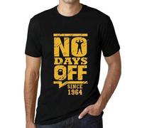 Shein Camiseta de hombre Sin días libres desde 1964 - Sin días libres desde 1964 - 60 años Camiseta gráfica Idea de regalo 60.º cumpleaños Año vintage 1964