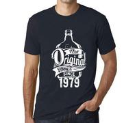 Shein Camiseta de hombre The Original Sinner Since 1979 - The Original Sinner Since 1979 - 45 años Camiseta gráfica Idea de regalo 45.º cumpleaños Año vinta