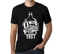 Shein Camiseta de hombre The Original Sinner Since 1987 - The Original Sinner Since 1987 - 38 años Camiseta gráfica Idea de regalo 38.º cumpleaños Año vinta
