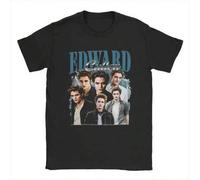 Shein Camiseta de hombre Vintage Camiseta gráfica de Twilight Eggward, Camiseta divertida de meme Dank, Camiseta de parodia de Edward Cullen, Camiseta retro