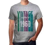 Shein Camiseta de hombre Vintage Since 1960 - Vintage Since 1960 - 65 años Camiseta gráfica Idea de regalo 65.º cumpleaños Vintage Año 1960 Nuevo