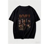 Shein Camiseta de Joel Miller de The Last of Us, Camiseta personalizada de Joel Miller, Camisetas vintage bootleg de Joel Miller de The Last of Us, Regalo p