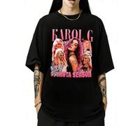 Shein Camiseta de la gira de la temporada Bichota, Camiseta Mañana Será Bonito, Regalo gráfico para fans, Camisetas de verano - Manga corta. Nuevo estilo 20