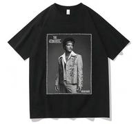Shein Camiseta de la gira "I Just Might" de Bruno Mars, con impresión de "THE ROMANTIC", camiseta de algodón de manga corta de moda, camiseta unisex estétic
