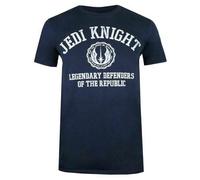 Shein Camiseta de los Defensores de la República de los Caballeros Jedi para hombres (Azul marino)