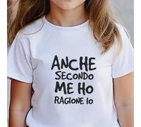 Shein Camiseta de manga corta con expresión divertida para niña preadolescente 'Yo también tengo una razón' Estampado de verano playa casual transpirable, 1