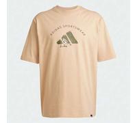Shein Camiseta de manga corta M C Doodle Sct para hombre, camiseta de punto sin cuello TJJ3967
