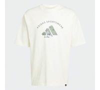 Shein Camiseta de manga corta para hombre M C DOODLE SCT, cuello de punto, TJJ3968