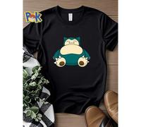 Shein Camiseta de mujer con estampado de Cubone verde, con capucha y peluche. Ropa de diseñador casual para mujer, de uso diario, de moda, transpirable, de