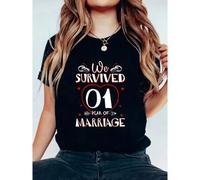 Shein Camiseta de mujer de verano de diseño de moda con estampado de posicionamiento que dice "Hacer meriendas siempre es divertido" - Mini Sana Dog Mom Dad