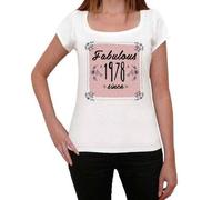 Shein Camiseta de mujer Mujer fabulosa desde 1978 - Mujer fabulosa desde 1978 - 46 años Camiseta gráfica Idea de regalo 46 cumpleaños Año vintage 1978 Nuevo