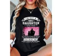 Shein Camiseta de mujer Riot con estilo casual y retro, de cuello redondo y mangas cortas. Presenta una fuente antigua y es perfecta para familias y salidas