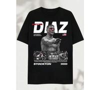 Shein Camiseta de Nate Diaz, camiseta gráfica de MMA pirata vintage de Stockton, camiseta de luchador vintage, camiseta pirata, camiseta de MMA Slap de Stoc