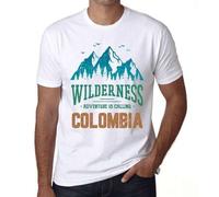 Shein Camiseta de naturaleza salvaje para hombre Adventure Calls Colombia - Wilderness, Adventure Is Calling Colombia - Camiseta gráfica ecorresponsable Reg