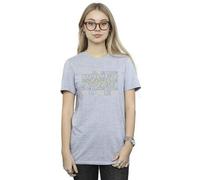 Shein Camiseta de novio de algodón "Shazam Fury Of The Gods We Are The Power" para mujer/dama (Gris deportivo)