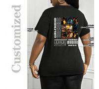 Shein Camiseta de pareja personalizada para el Día de San Valentín - ¡Imprime tus nombres! La opción perfecta para una cena romántica y una noche de películ