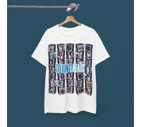 Shein Camiseta de Talking Heads - Camiseta de banda de New Wave Post-Punk de los 80