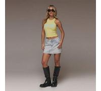 Shein Camiseta de tirantes con espalda de corredor amarillo brillante con gráfico 'Girls Love The Mix' primavera verano vacaciones fiesta Ibiza elegante cas