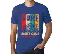 Shein Camiseta de verano para hombre Surf In Santa Cruz - Summer Time Surf In Santa Cruz - Camiseta gráfica eco-responsable Regalo de novedad vintage