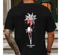 Shein Camiseta de verano suave y cómoda, transpirable y que absorbe el sudor con el lema "STOP MAKING SENSE" hecha de 100% algodón 190gsm