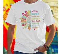 Shein Camiseta DTF para hombre Let them misunderstand you Judge you Gossip about you Never doubt your worth Your beauty Keep shining moda casual estilo mod