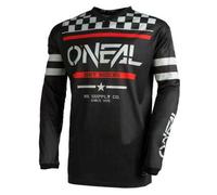 Shein Camiseta E003-414 Element Squadron V.22 para niño, negra y gris, talla L