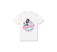Shein Camiseta estampada "On My Husband's Last Nerve" de Teen Shirt Tops - Camiseta informal negra de manga corta con cuello redondo y esqueleto colorido. C