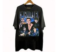 Shein Camiseta estilo bootleg vintage de los 90 de Kendall Schmidt, regalos de Big Time Rush Kendall Schmidt para hombres y mujeres, camiseta unisex
