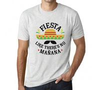 Shein Camiseta Fiesta Like There's No Tomorrow para hombre - Fiesta Like There's No Mañana - Camiseta gráfica vintage ecorresponsable Regalo novedoso
