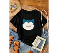 Shein Camiseta gráfica casual de hombre de 180g de algodón puro, de tejido transpirable y de secado rápido, con ajuste regular, estilo de verano con esta