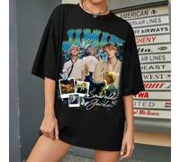 Shein Camiseta gráfica de Jimin Kpop, Camiseta de Jimin Smeraldo Garten, Camiseta del álbum Muse de Jimin, Camiseta del regreso de Jimin, Regalo para fans,