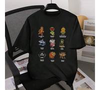 Shein Camiseta gráfica divertida de "Brainrot" italiana para niños preadolescentes, camiseta casual de cuello redondo de manga corta para exteriores, para t