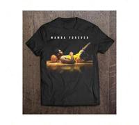 Shein Camiseta gráfica Mamba Forever Edición Limitada - 100% algodón suave, camiseta gráfica casual para hombres con diseño, negra, corte relajado, manga co