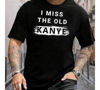 Shein Camiseta gráfica Nostalgic Vibes para hombre. Expresa tus recuerdos musicales con esta camiseta estampada única, perfecta para uso informal y para hac