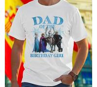 Shein Camiseta Hombre DAD OF THE BIRTHDAY GIRL Regalo Cumpleaños Papá Divertida Algodón Cómoda Fiesta Familiar Ropa Original Promoción Oferta