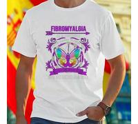 Shein Camiseta Hombre FIBROMYALGIA IS A JOURNEY I NEVER PLANNED OR ASKED FOR BUT I CHOOSE TO LOVE LIFE HATE THE DISEASE AND FIGHT Moda Inspiradora Regalo Or