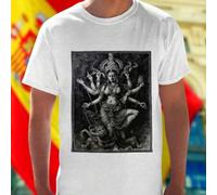 Shein Camiseta Hombre Goddess Kali Estilo Moderno Moda Casual Diseño Exclusivo Regalo Creativo Oferta Especial Gran Calidad Ropa Descuento