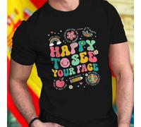 Shein Camiseta Hombre Happy To See Your Face You Are Loved It Is A Beautiful Day For Learning You Are Amazing Be Kind To Your Mind You Are Enough Destaca En
